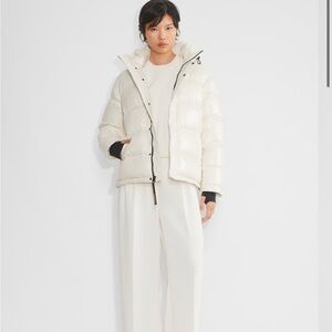 Aritzia Super Puff Hi Gloss in Birch size XS regular length